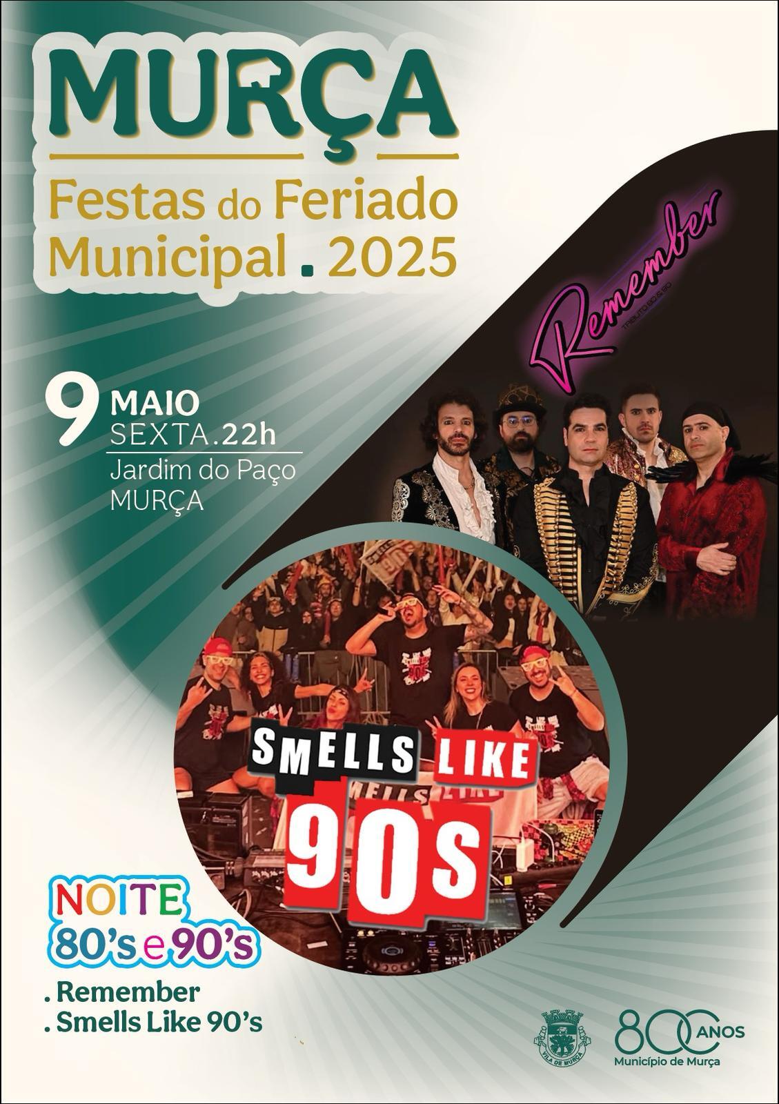 Espetáculo Musical com Remember e Smells Like 90`s