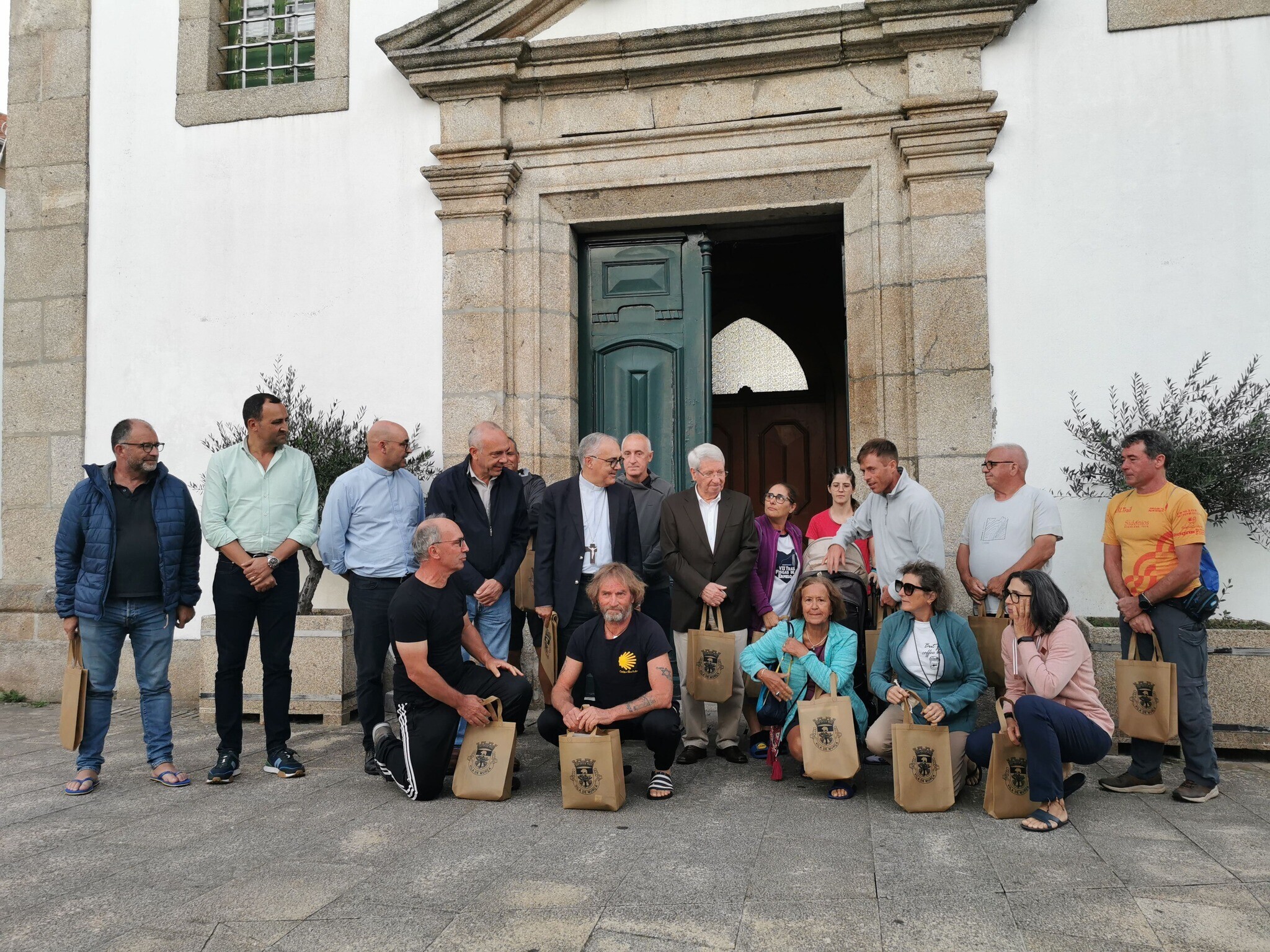 Primeiro grupo de peregrinos do novo caminho jacobeu, acolhidos em Murça
