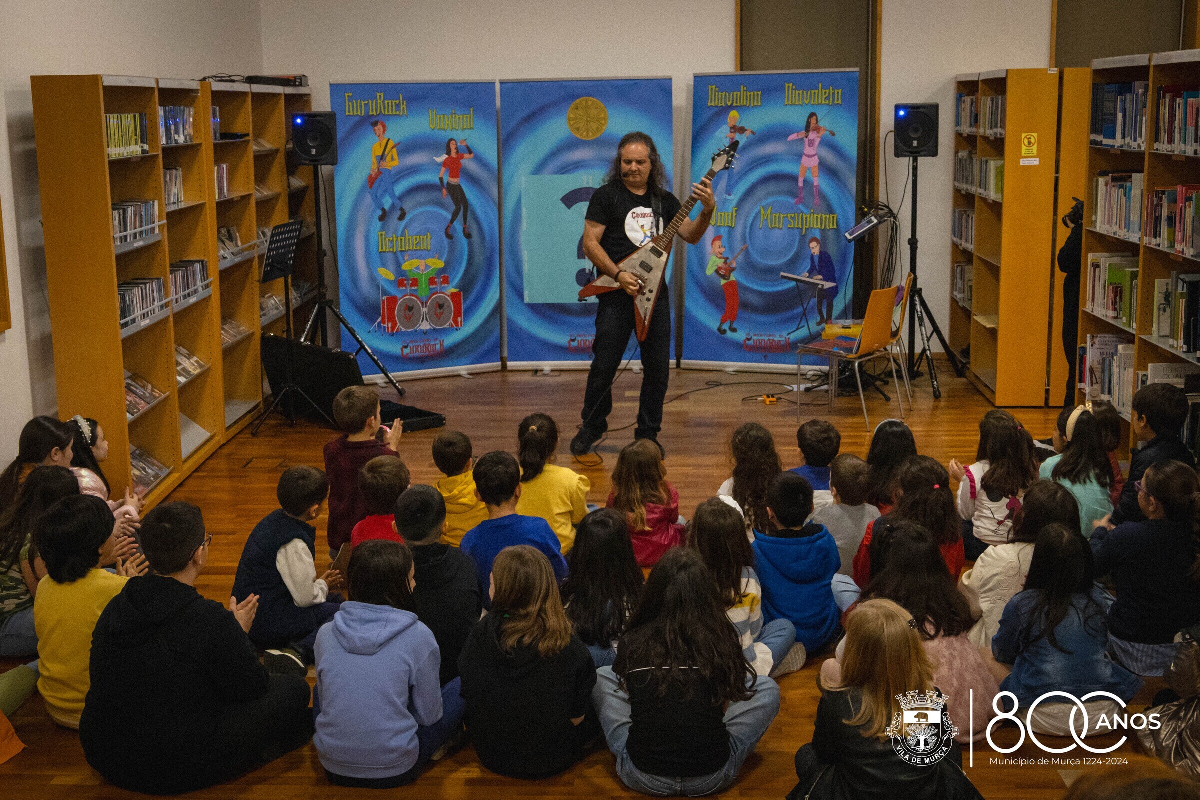 Concerto Literário "Guru Rock" encanta crianças com música e literatura