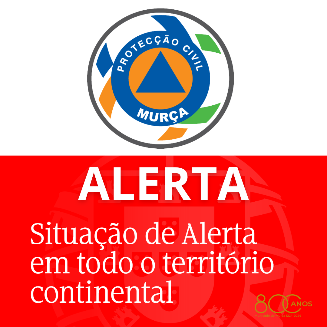 Declarada situação de Alerta em todo o território continental