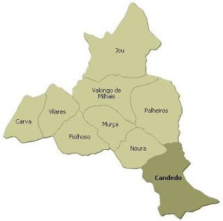Mapa da Freguesia de Candedo