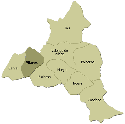 Mapa de Vilares