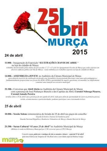 cartaz C&acirc;mara organiza conversas que "Abril Abriu..."