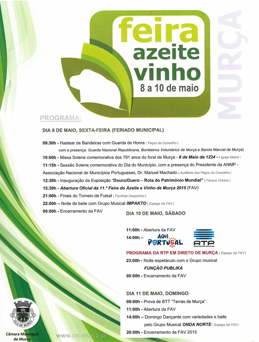 cartaz Feira do Azeite e do Vinho