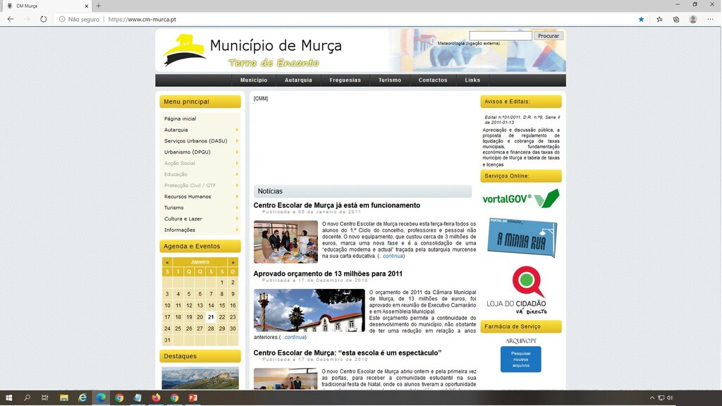 Homepage 2010