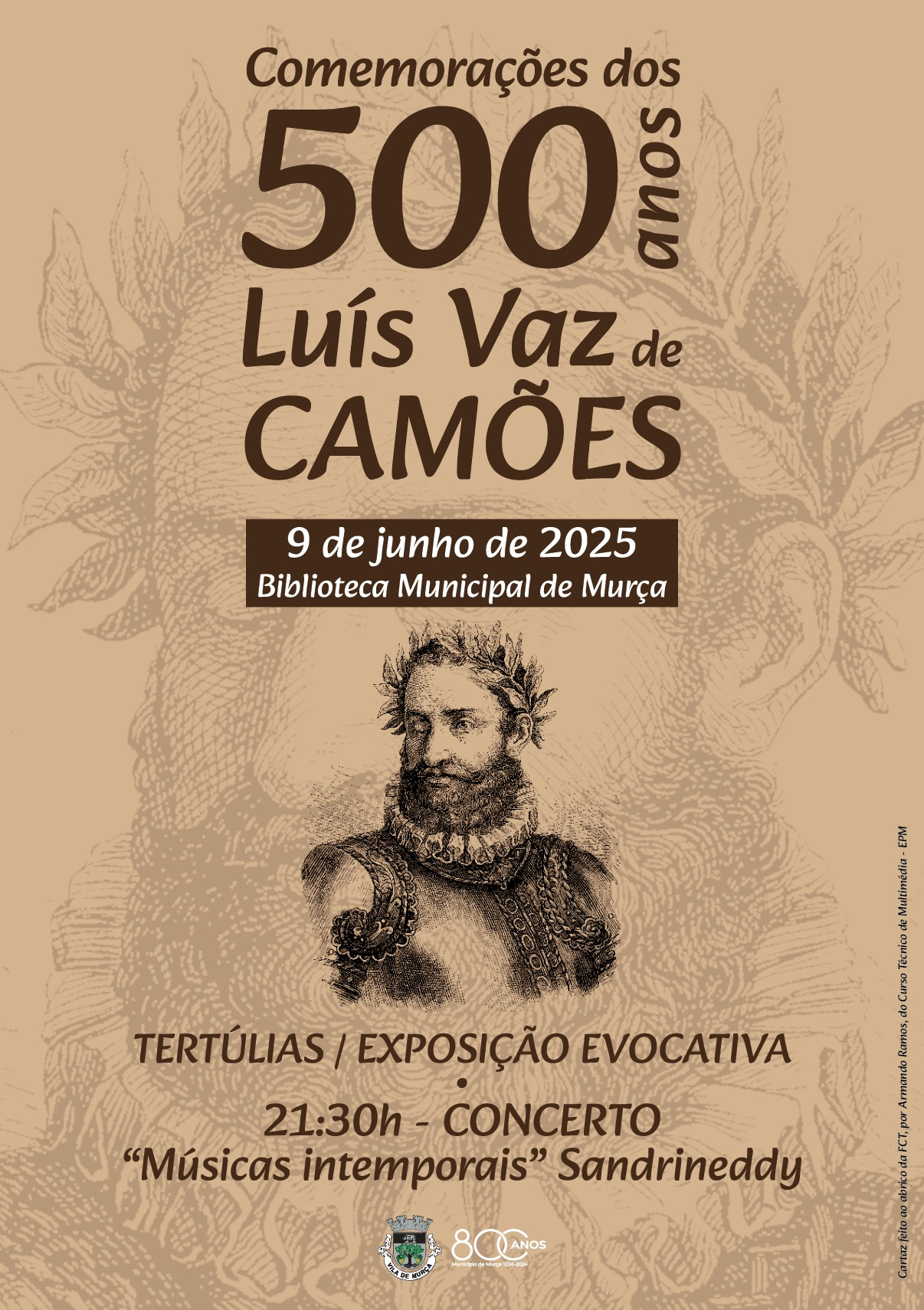 500 anos de Luís Vaz de Camões com programa especial na Biblioteca Municipal