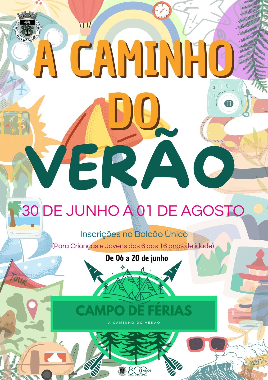 Estão abertas as inscrições para o Campo de Férias "A Caminho do Verão"