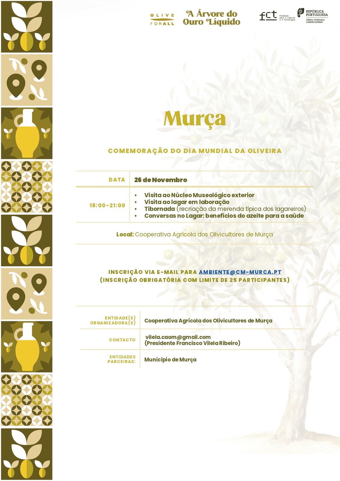 Comemoração do Dia Mundial da Oliveira