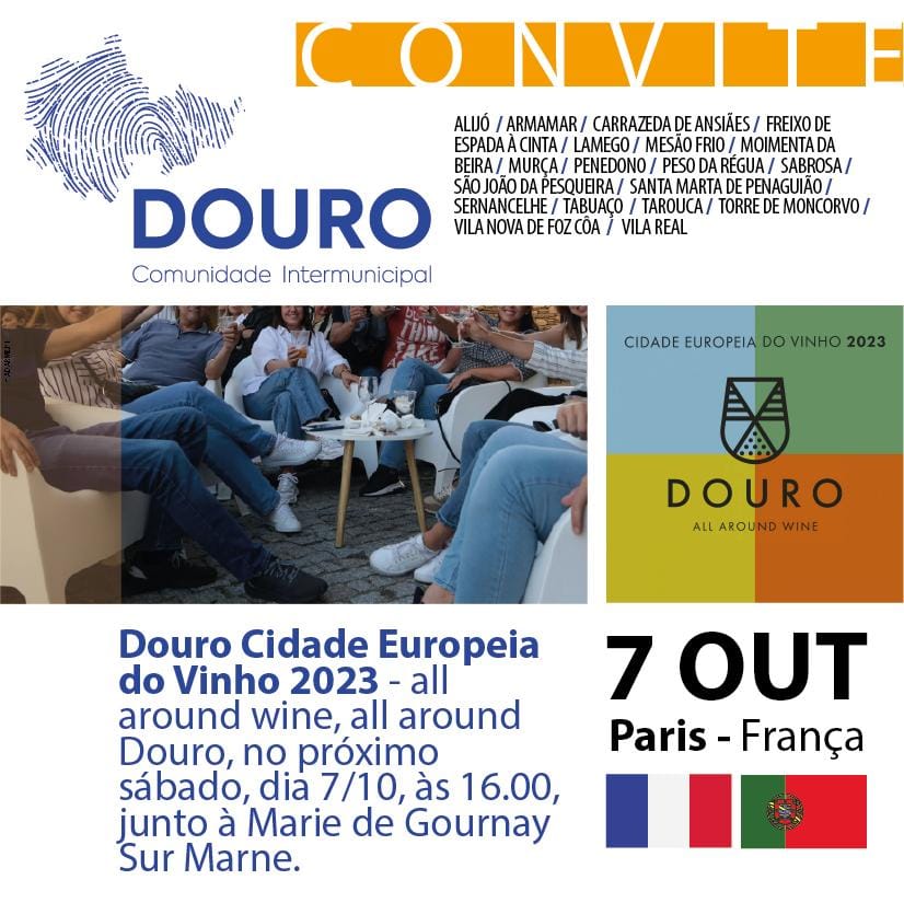 Roadshow Europeu do Douro - Cidade Europeia do Vinho 2023 chegou a Paris
