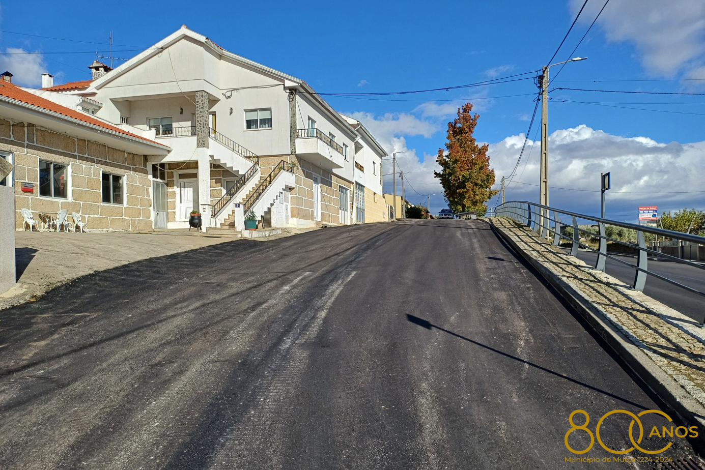 Arruamentos do Bairro do Pinheirinho em Murça com novo pavimento
