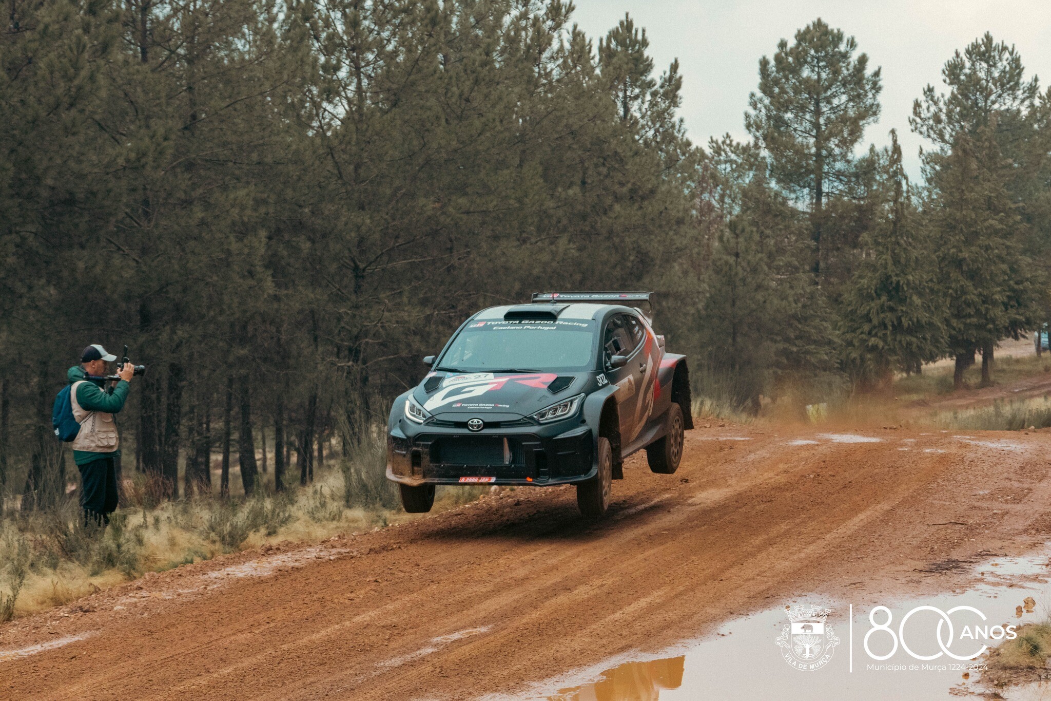 Toyota Gazoo Racing Caetano Portugal estreou GR Yaris Rally2 em terra