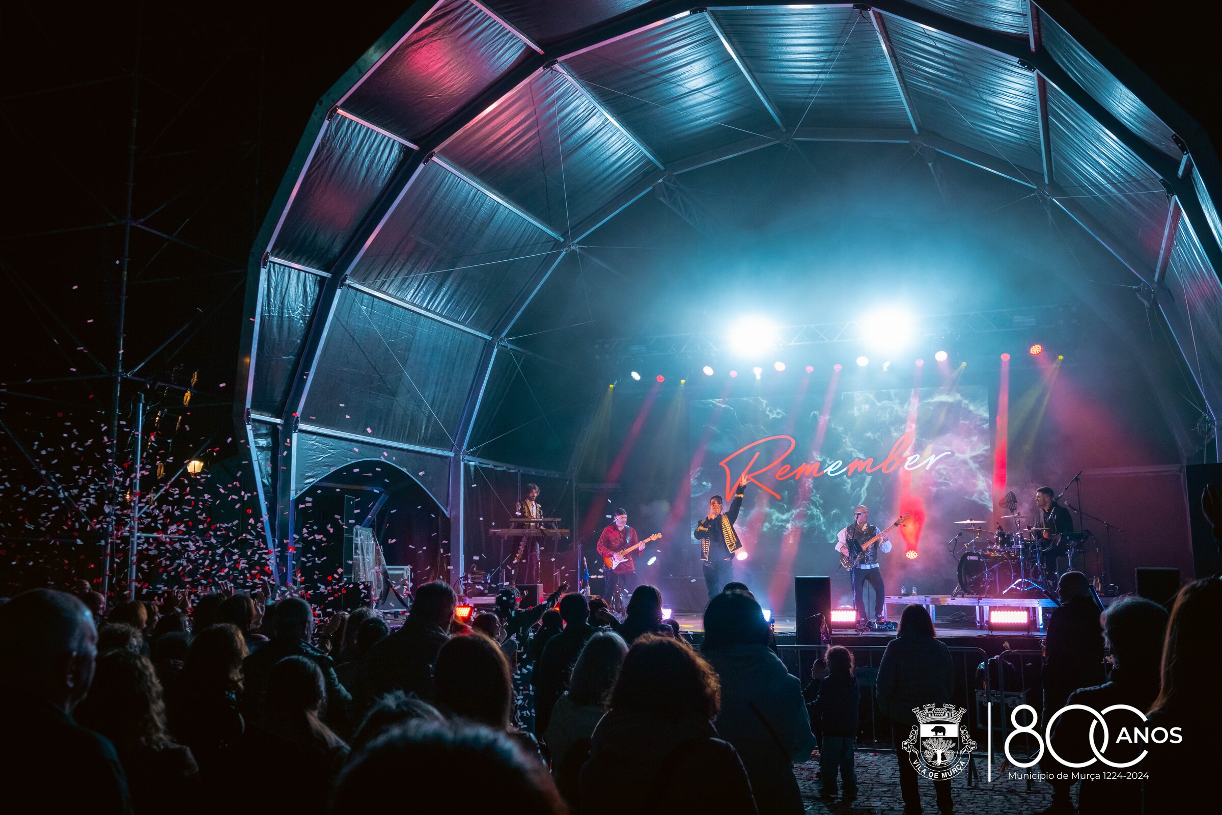 Banda "Remember" levou Murça a reviver os anos 80 em concerto memorável