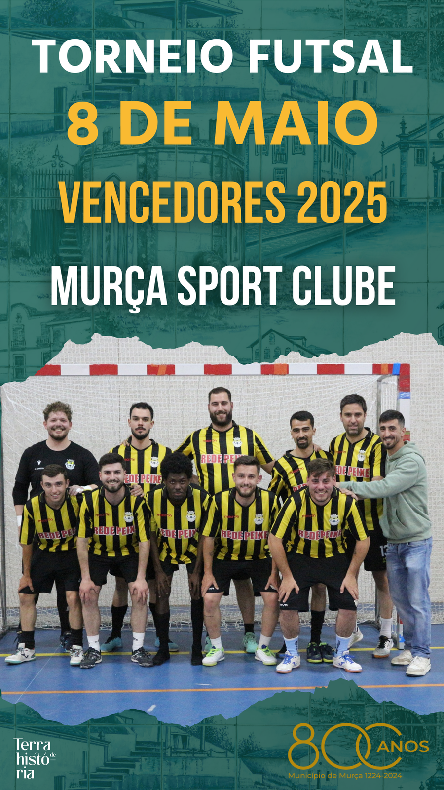 Murça Sport Clube vence Torneio de Futsal "8 de maio" 2025