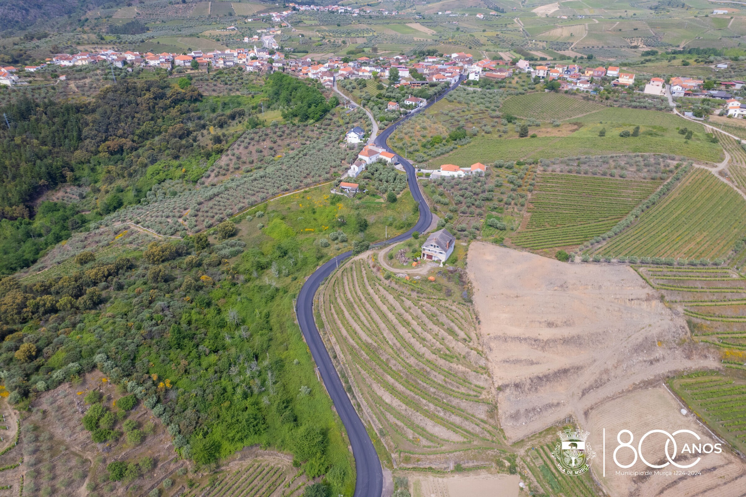 Estrada de Noura está a ser requalificada