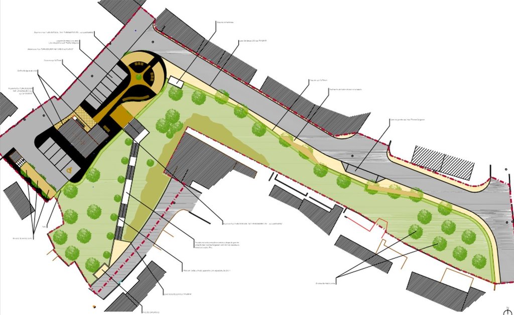 Planta do Bairro do Pinheirinho Mur&ccedil;a