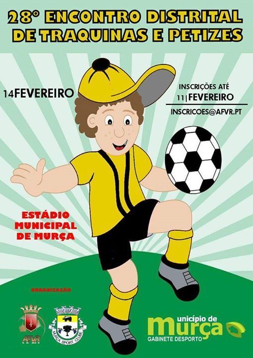 cartaz 28.&ordm; Encontro Distrital de Traquina e Petizes em Mur&ccedil;a